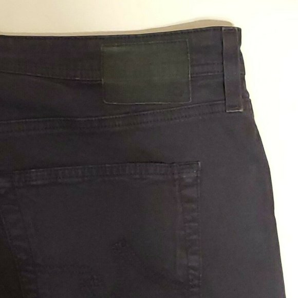AG Adriano Goldschmied The Protege Straight Leg Mens Black Wash Jeans Size 40x34 - Picture 1 of 12